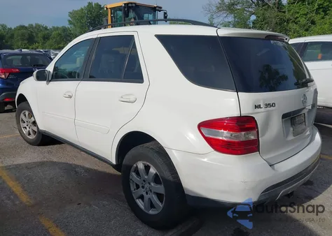2006 Mercedes-Benz Ml 350 4Matic z USA, uszkodzony, nr VIN 4JGBB86E56A109010